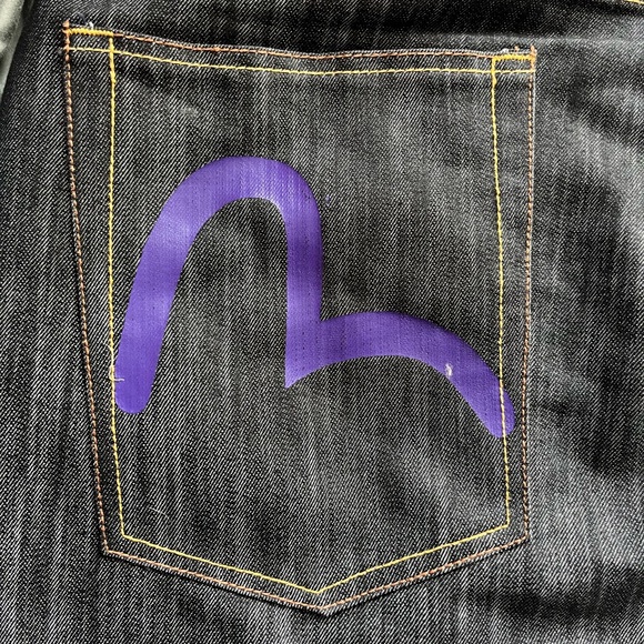 (SOLD) Evisu Seagull Jeans - Picture 4 of 9
